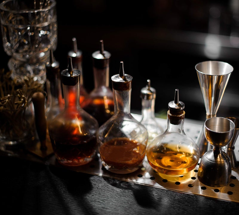 Mixologists Bitters Bottle - Handblown Cocktail Dasher Glass Bottle with Cork Top, 3-ounces (1) - Image 4